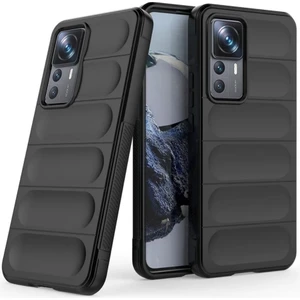 Xiaomi 12T Uyumlu Silikon Kılıf - Kamera Korumalı Esnek Yeni Nesil Airbag Kapak - Siyah