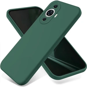 Huawei Nova 12S Uyumlu Silikon Kılıf - Kamera Korumalı Esnek Pastel Renk Kapak - Yeşil