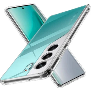 Tecno Camon 40 Pro 5G CM7 Uyumlu Şeffaf Silikon Kılıf - Kamera Korumalı Esnek Tam Koruma Kapak