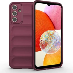 Samsung Galaxy A15 Uyumlu Silikon Kılıf - Kamera Korumalı Esnek Yeni Nesil Airbag Kapak - Bordo