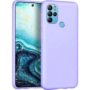 General Mobile Gm 21 Pro Uyumlu Silikon Kılıf - Esnek Tam Koruma Pastel Renk Kapak - Lila