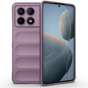 Poco X6 Pro Uyumlu Silikon Kılıf - Kamera Korumalı Esnek Yeni Nesil Airbag Kapak - Mor