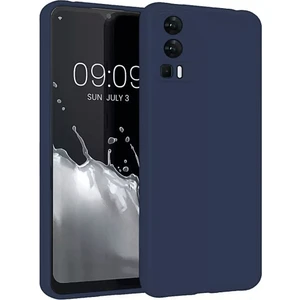 General Mobile Gm 23 Uyumlu Silikon Kılıf - Kamera Korumalı Esnek Pastel Renk Kapak - Lacivert