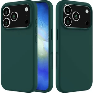 Apple iPhone 17 Pro Uyumlu Silikon Kılıf - Kamera Korumalı Esnek Pastel Renk Kapak - Yeşil
