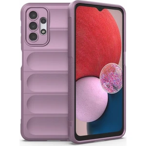 Samsung Galaxy A23 5g Uyumlu Silikon Kılıf - Kamera Korumalı Esnek Yeni Nesil Airbag Kapak - Mor