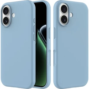 Apple iPhone 17 Uyumlu Silikon Kılıf - Kamera Korumalı Esnek Pastel Renk Kapak - Mavi