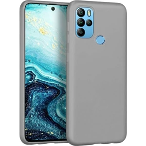 General Mobile Gm 21 Pro Uyumlu Silikon Kılıf - Esnek Tam Koruma Pastel Renk Kapak - Gri
