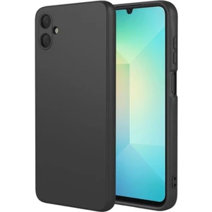 Samsung Galaxy A07 Uyumlu Silikon Kılıf - Kamera Korumalı Esnek Pastel Renk Kapak - Siyah