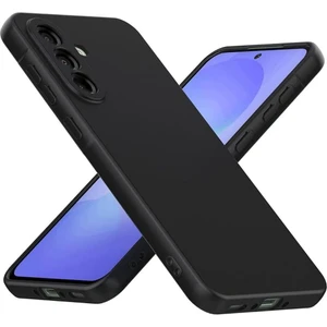 Samsung Galaxy S25 Fe Uyumlu Silikon Kılıf - Kamera Korumalı Esnek Pastel Renk Kapak - Siyah