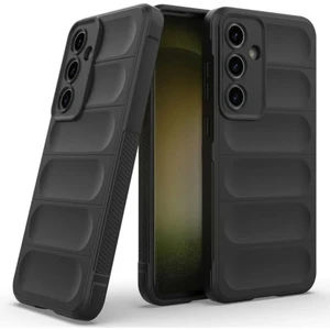 Samsung Galaxy S24 Fe Uyumlu Silikon Kılıf - Kamera Korumalı Esnek Yeni Nesil Airbag Kapak - Siyah