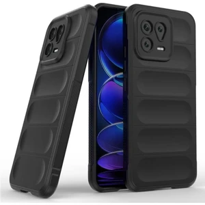 Xiaomi 13 Uyumlu Silikon Kılıf - Kamera Korumalı Esnek Yeni Nesil Airbag Kapak - Siyah