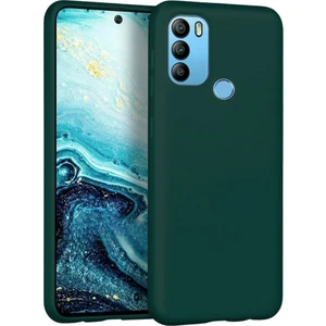 General Mobile Gm 21 Plus Uyumlu Silikon Kılıf - Esnek Tam Koruma Pastel Renk Kapak - Yeşil