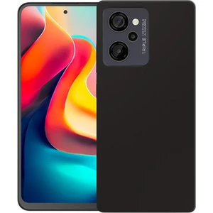 Casper Via M40 Uyumlu Silikon Kılıf - Kamera Korumalı Esnek Pastel Renk Kapak - Siyah