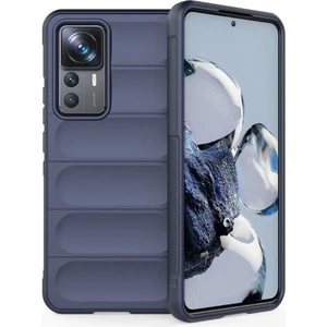 Xiaomi 12T Uyumlu Silikon Kılıf - Kamera Korumalı Esnek Yeni Nesil Airbag Kapak - Lacivert