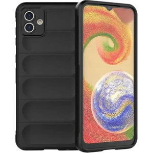 Samsung Galaxy A04 Uyumlu Silikon Kılıf - Kamera Korumalı Esnek Yeni Nesil Airbag Kapak - Siyah