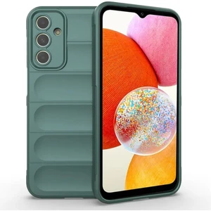 Samsung Galaxy A25 Uyumlu Silikon Kılıf - Kamera Korumalı Esnek Yeni Nesil Airbag Kapak - Yeşil