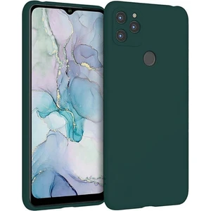 General Mobile Gm 22 Plus Uyumlu Silikon Kılıf - Kamera Korumalı Esnek Pastel Renk Kapak - Yeşil
