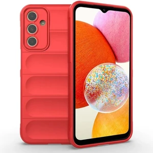 Samsung Galaxy A15 Uyumlu Silikon Kılıf - Kamera Korumalı Esnek Yeni Nesil Airbag Kapak - Kırmızı