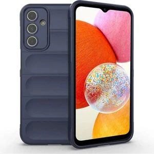 Samsung Galaxy A25 Uyumlu Silikon Kılıf - Kamera Korumalı Esnek Yeni Nesil Airbag Kapak - Lacivert