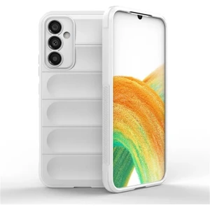 Samsung Galaxy A14 Uyumlu Silikon Kılıf - Kamera Korumalı Esnek Yeni Nesil Airbag Kapak - Beyaz