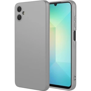 Samsung Galaxy A07 Uyumlu Silikon Kılıf - Kamera Korumalı Esnek Pastel Renk Kapak - Gri