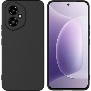 Honor 400 Uyumlu Silikon Kılıf - Kamera Korumalı Esnek Pastel Renk Kapak - Siyah