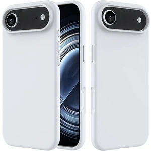 Apple iPhone 17 Air Uyumlu Silikon Kılıf - Pastel Renk Tonu Esnek Tam Koruma Kapak - Beyaz