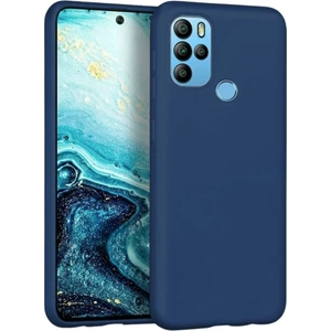 General Mobile Gm 21 Pro D Uyumlu Silikon Kılıf - Esnek Tam Koruma Pastel Renk Kapak - Lacivert