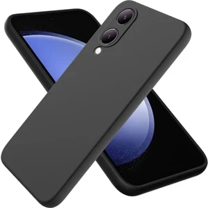 Vivo Y17S Uyumlu Silikon Kılıf - Kamera Korumalı Esnek Pastel Renk Kapak - Siyah