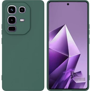 Infinix Note 50 Pro Plus Uyumlu Silikon Kılıf - Kamera Korumalı Esnek Pastel Renk Kapak - Yeşil