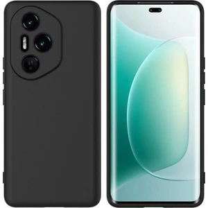 Honor 400 Pro Uyumlu Silikon Kılıf - Kamera Korumalı Esnek Pastel Renk Kapak - Siyah