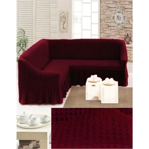 Bürümcük Köşe Koltuk, Kanepe Örtüsü, Koltuk Kılıfı, Lastikli, Etekli, L Köşe 1 Adet