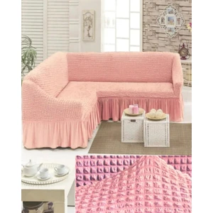 Bürümcük Köşe Koltuk, Kanepe Örtüsü, Koltuk Kılıfı, Lastikli, Etekli, L Köşe 1 Adet