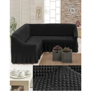 Bürümcük Köşe Koltuk, Kanepe Örtüsü, Koltuk Kılıfı, Lastikli, Etekli, L Köşe 1 Adet