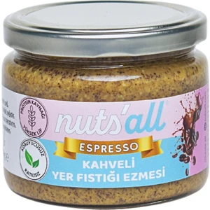 Nuts'All Espressolu Fıstık Ezmesi 280 gr