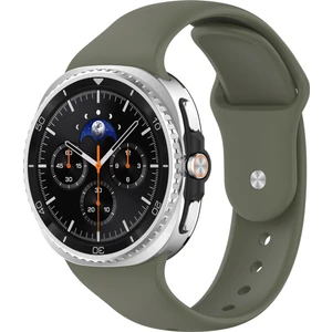 Samsung Galaxy Watch 8 40MM / Watch 8 44MM / Watch 6 Classic 46MM Uyumlu Silikon Yumuşak Esnek Ayarlanabilir Kordon Kayış