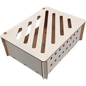 Modem Saklama Kutusu Çapraz Desen - 25X18X9 cm