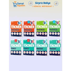 5. Sınıf Matematik - Fen Bilimleri - Türkçe - Paragraf - Sosyal B. (A ve B) Set Soru Bankaları