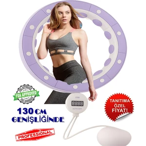 Akıllı LCD Ekranlı Egzersiz Çemberi Plates Egzersiz Halkası Bel Inceltme Çemberi