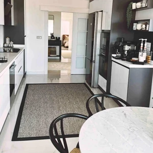 Cool Halı Berlin M406 Hav Toz Vermez Kolay Temizlenen Hasır Doku Balık Sırtı Ithal Sisal Halı