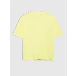 Erkek Çocuk Sarı Gap Logo Relaxed T-Shirt