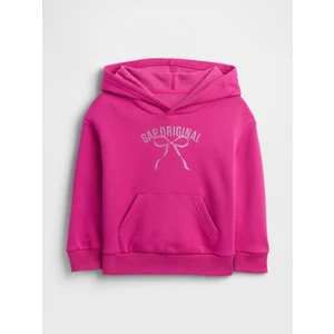 Kız Bebek Pembe Gap Logo Relaxed Grafik Sweatshirt