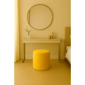 Eda Hacıoğlu Edam Bedding Group Yumuşak Teddy Peluş Kumaş Silindir Bench Puf – Oturma ve Dekoratif Koltuk