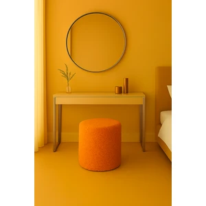 Eda Hacıoğlu Edam Bedding Group Yumuşak Teddy Peluş Kumaş Silindir Bench Puf – Oturma ve Dekoratif Koltuk