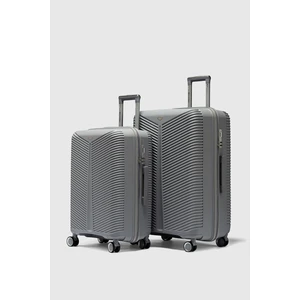 My-Pp 2'li Bilbao Büyük&orta Polipropilen Süper Esnek Kırılmaz Tekerlekli Valiz Bavul Seyahat