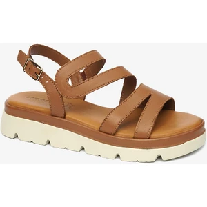 Kadın Taba Hakiki Deri Sandalet 4Y2FS59030