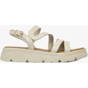 Kadın Bej Hakiki Deri Sandalet 4Y2FS59030