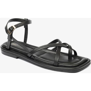 Kadın Siyah Hakiki Deri Sandalet 4Y2CS59032