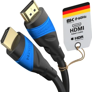 – 8k/4k HDMI Kablosu – 1,5 M – 8k@60 Hz (Hızlı Ultra Hd Için Ekstra Bakır, 4K@120 Hz/8k@60 Hz – HDMI 2..0