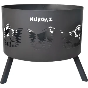 Campout Orman Şöminesi Geyik Desen